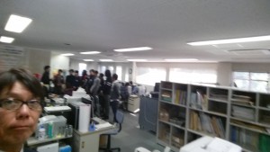 協力会社の留学生も真剣でした